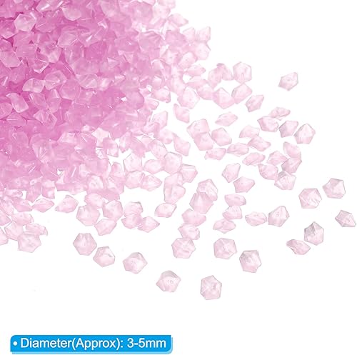 Miniatura 2 de MECCANIXITY 5000 piedras brillantes de 0.198 a 0.198 pulgadas (0.118-0.197 in) para decoración en la oscuridad, piedras luminosas, decoración de