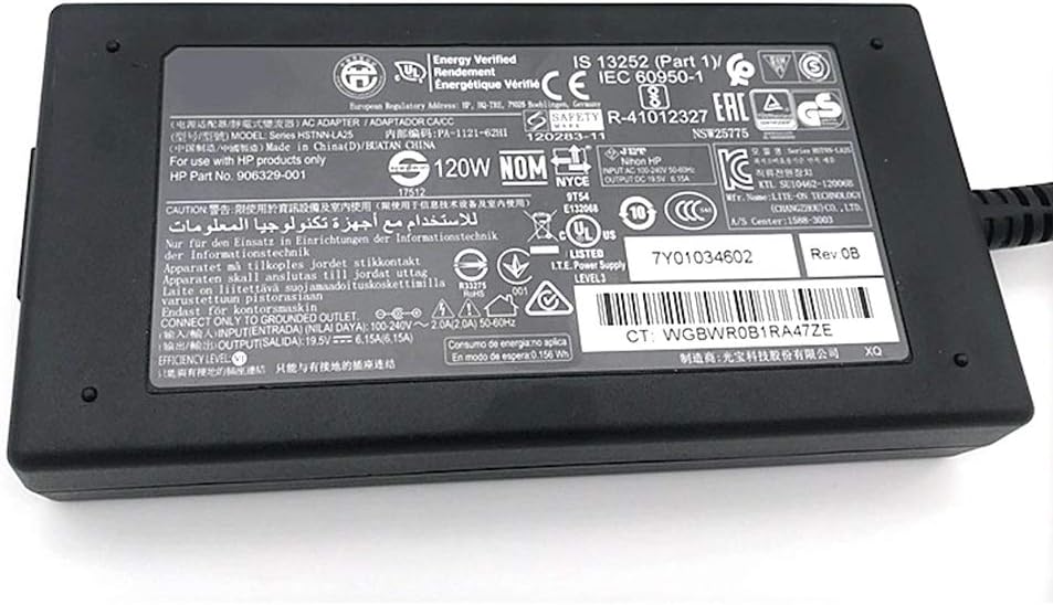 Genuine Original for HP 120W 19.5V 6.15A AC Adapter Compatible 644699-001 645156-001