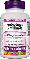 Vista 2 de Webber Naturals Multi probiótico para mujer con arándano, 45 cápsulas