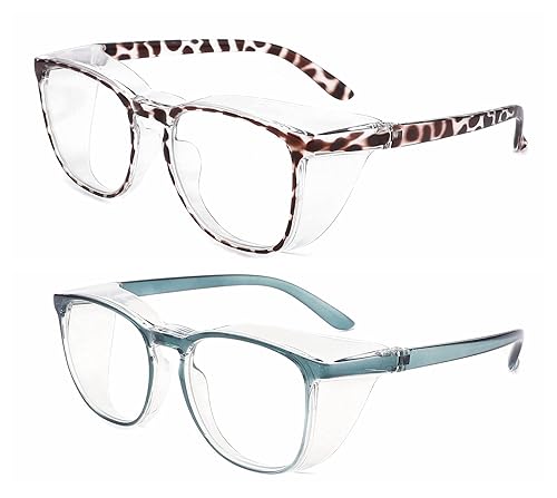 Miniatura 87 de Alsenor Safety Glasses Anti Fog Goggles Protective Eyewear Blue Light Blocking Anti Dust UV Protection Glasses For Men Women (Jade)