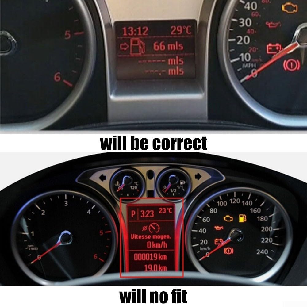 Schermo LCD di ricambio, per Ford Focus 2008-2011, C-Max 2007-2010, 2006-2012, 2008-2012