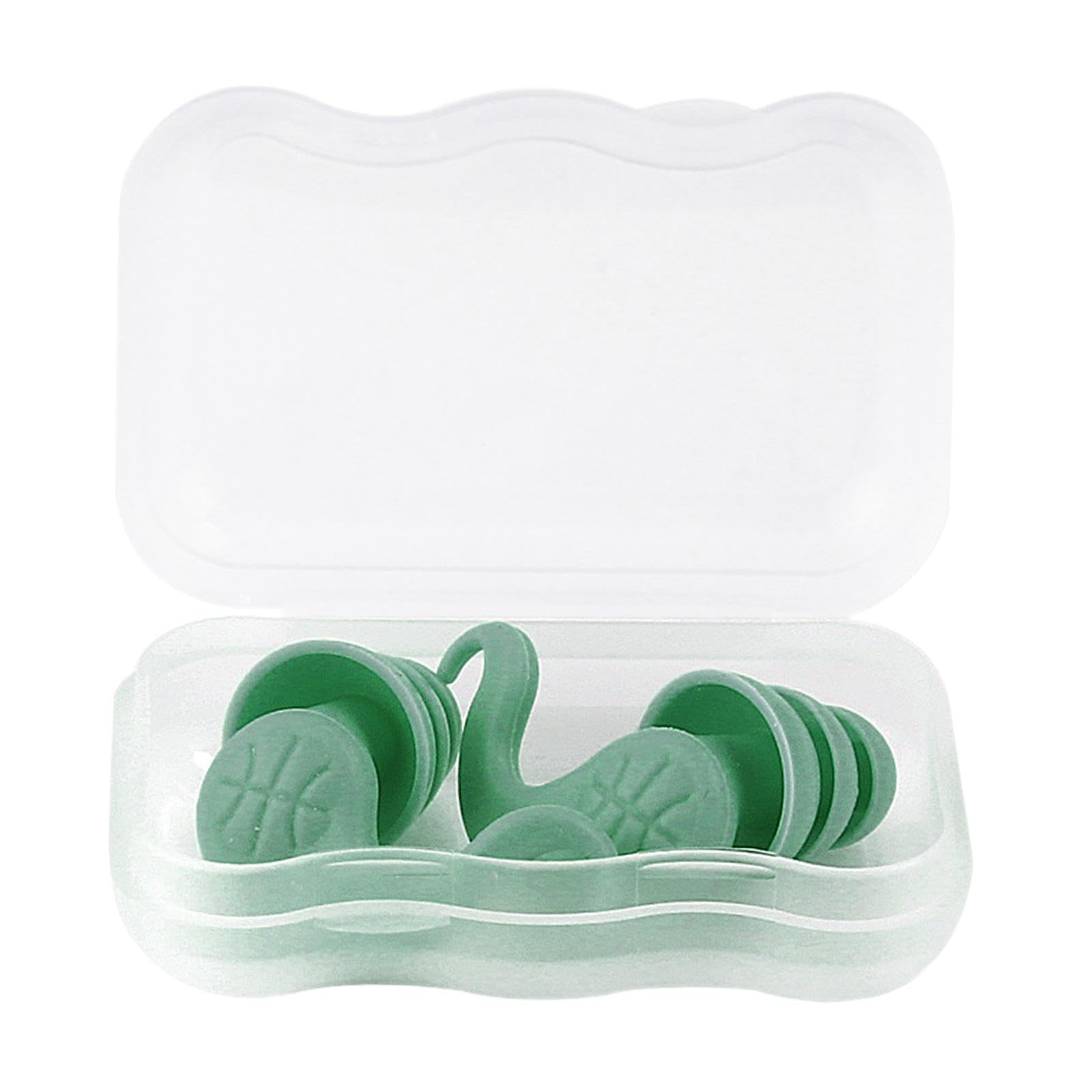 LOOM TREE® Swimming Ear Plugs With Box Reusable For Sleeping Diving Bathing Green | Facility Maintenance & Safety | Personal Protective Equip/Ppe | Ear Plugs & Ear Muffs | Ear Plugs-image-39