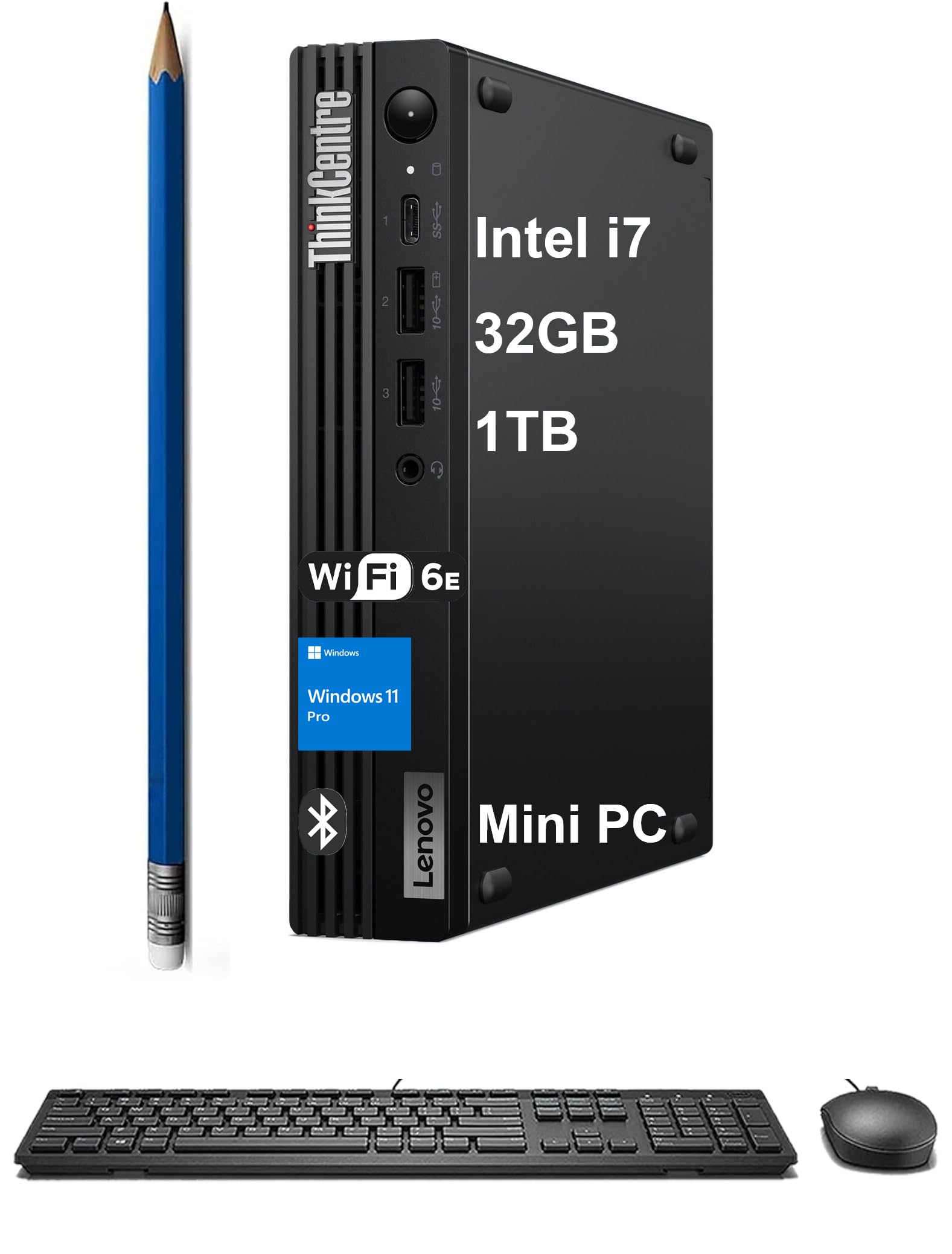 Amazon.com: Lenovo ThinkCentre M70q Gen 5 Tiny Business Desktop