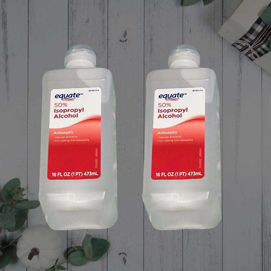 Isopropyl Alcohol Solution, 70% Concentration, 1-3 Applications Daily x Set of 2