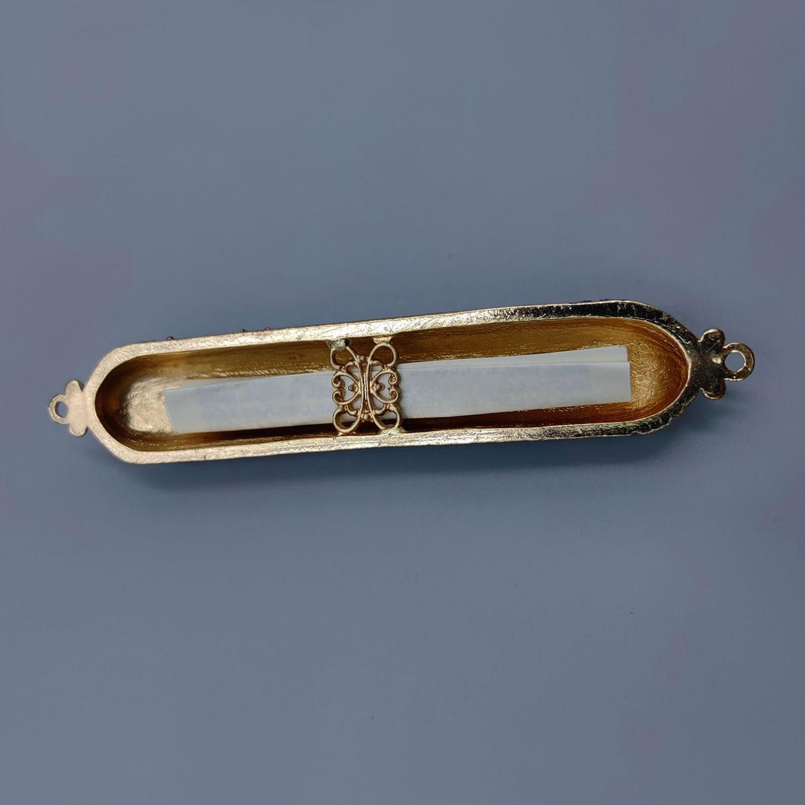 rockible Funda judía Mezuzah para decoración de Puerta Delantera, bendición del hogar Hecha a Mano para Regalo de inauguración de la casa, 17x2.8x1.5 cm