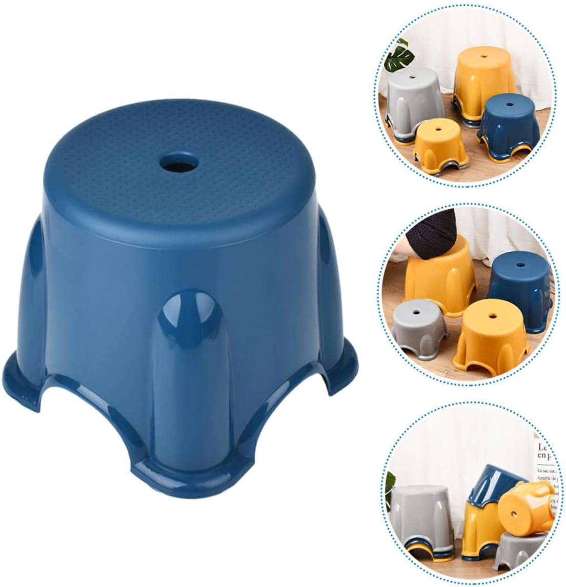 Stackable Skid Stool Chair Potty Seat Boys and Girls Footstool Home Footstool Safe