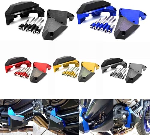 Miniatura 7 de Easygo - Funda protectora de motor para Yamaha MT-07 FZ 07 FZ07 2014-2018 (rojo)