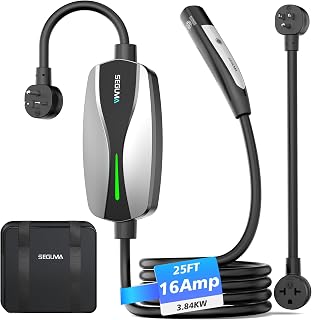 NEMA 6-20 Tesla Charger, 12A/16A ETL Certified Level 1/2 NACS EV Charger