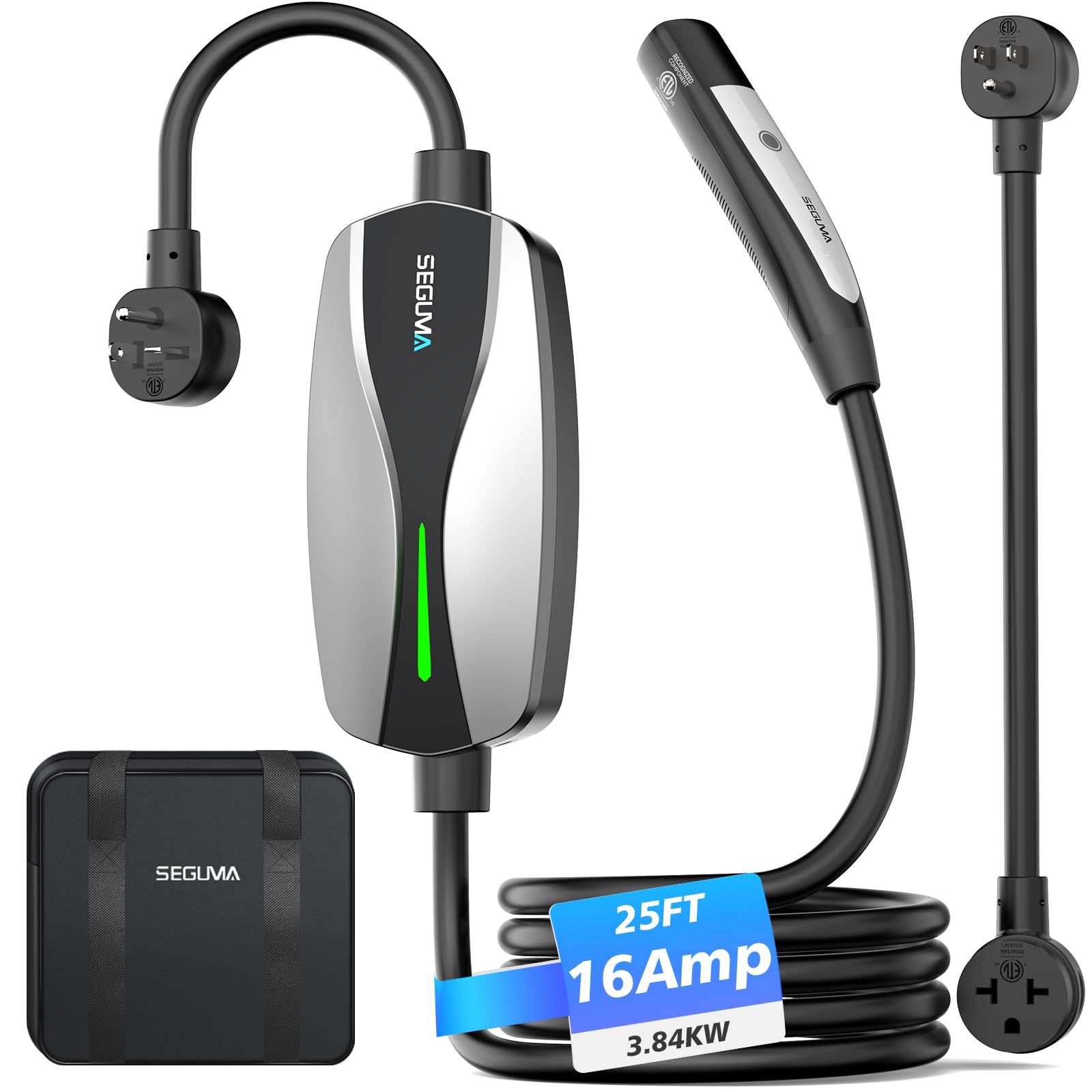 Tesla NACS用充電ケーブル Amazon.co.jp: テスラ用ポータブルレベル1/2 EV充電器、16アンプNACS