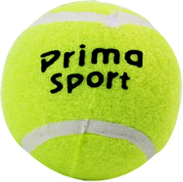 1 Or 24 X TENNIS BALLS Outdoor SPORTS Fun Strong Dog Fetch TOY Play Durable CRICKET Training Beach Leisure Coaching Throwing Practice PRIMA Green UK FREE P&P (SAMPLE BALL ( 1 x SINGLE TENNIS BALL ))