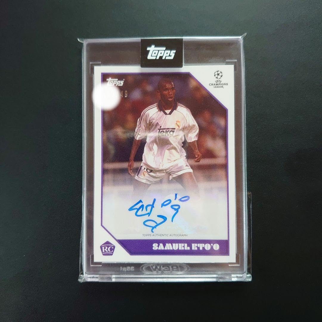 Amazon.co.jp: Topps RC レアルマドリード サミュエルエトー 直筆 