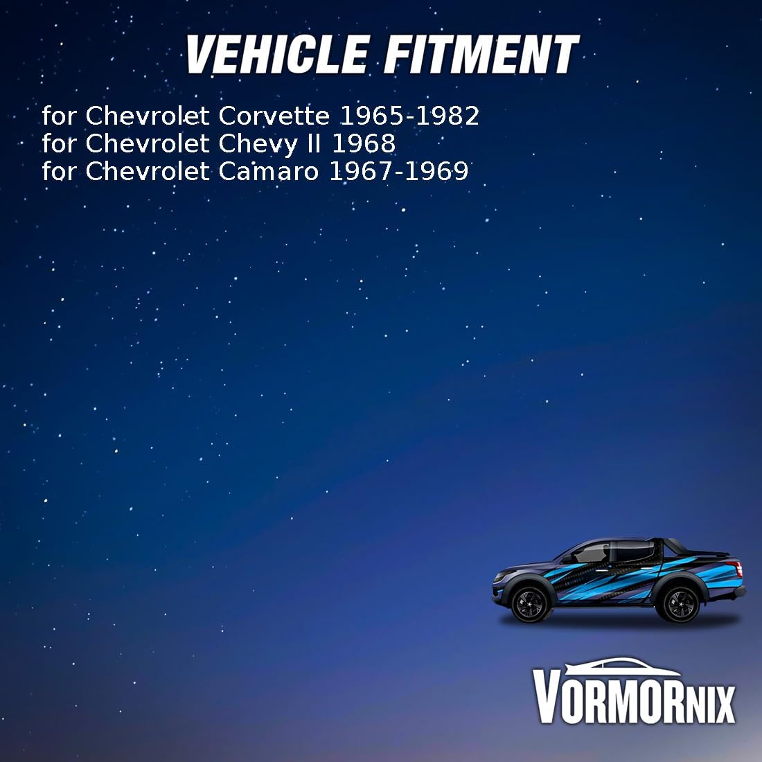 compatible with Front Disc Brake Caliper Repair Kit Compatible with Chevrolet Camaro,Corvette,Chevy II 1965 1966 1967 1968 1969 1970 1971 1972 1973 1974 1975 1976 1977 1978 1979 1980 1981 1982 1X