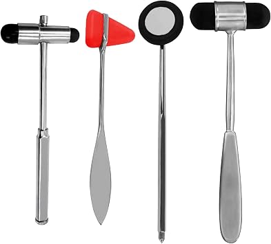 Neurological Hammer (Buck, Taylor, Babenski, Dejreen) Sets Diagnostic Items (4 pcs Buck, Taylor, Babenski, Dejreen)