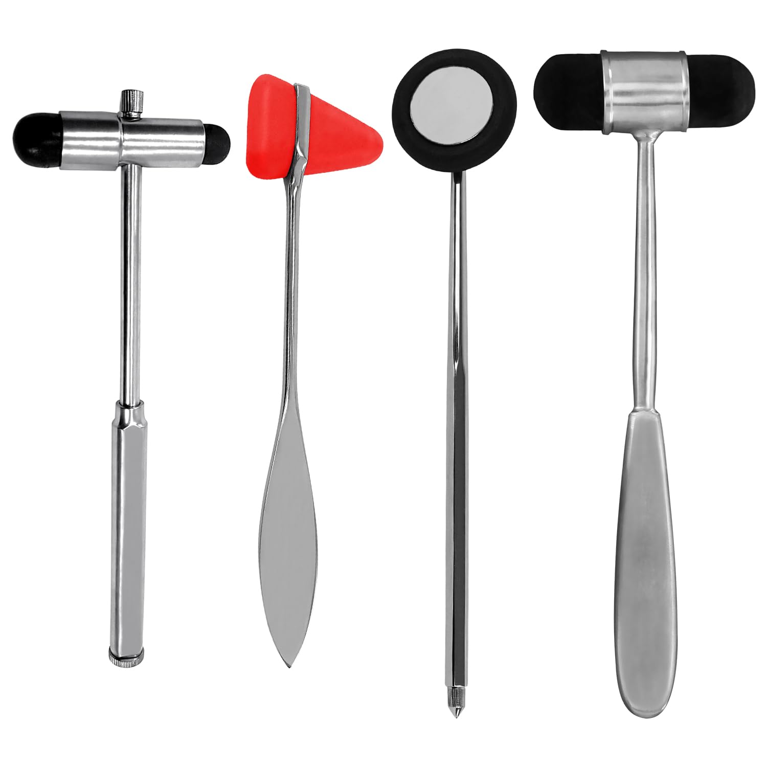 Neurological Reflex Hammers for Cutaneous and Superficial Responses, Neurologic Reflex Diagnosis and Testing (19 pcs Assorted Percussion Hammers)