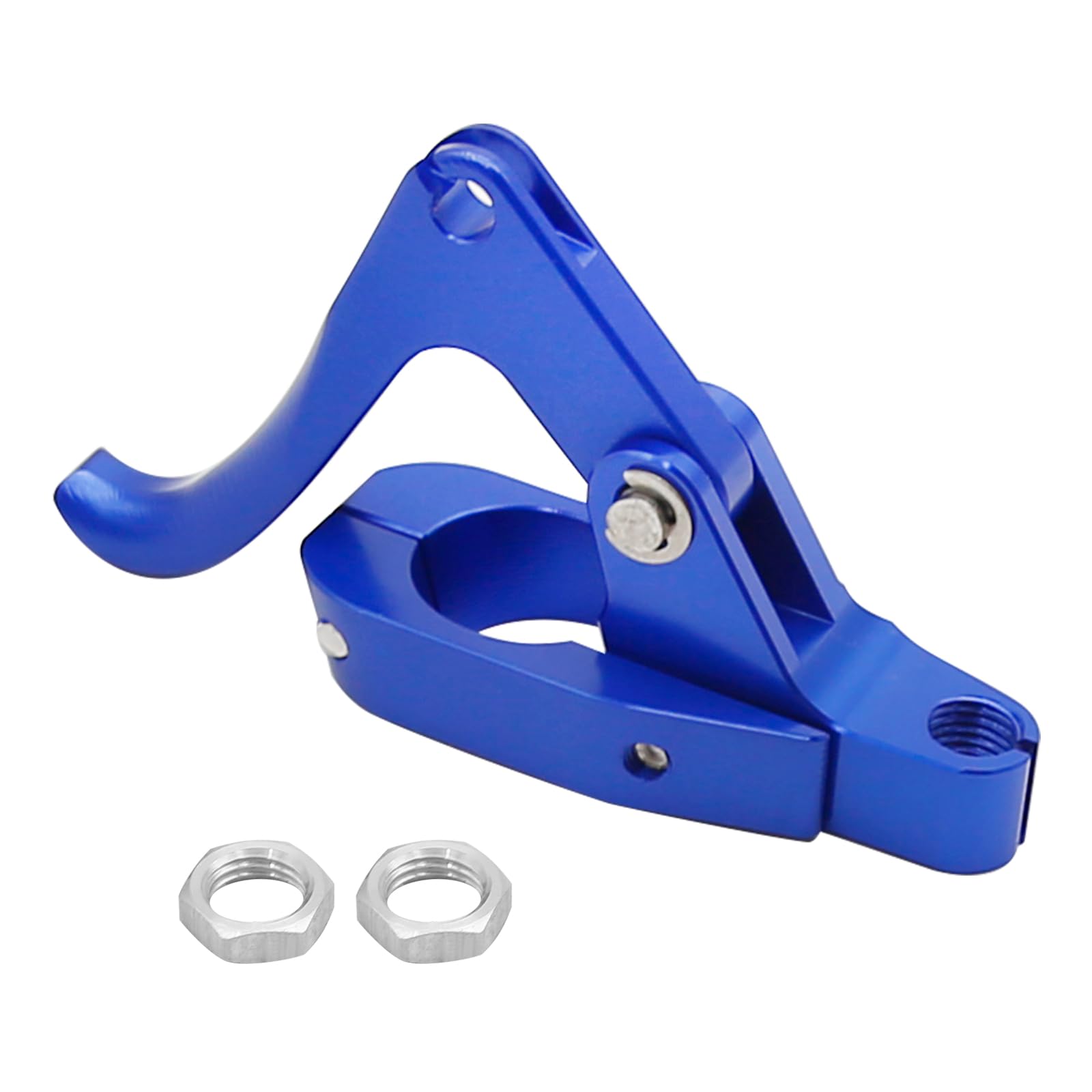CNC Finger Throttle Clutch Lever 7/8" Handlebar Motorcycle Replacement for Wave Runner (Blue)