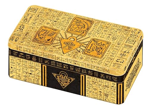 TCG Yugioh - 2022 Tin of The Pharaoh's Gods - Deutsch - 1. Auflage + 1 Ultra Pro Toploader - Megatin 2022 Cover