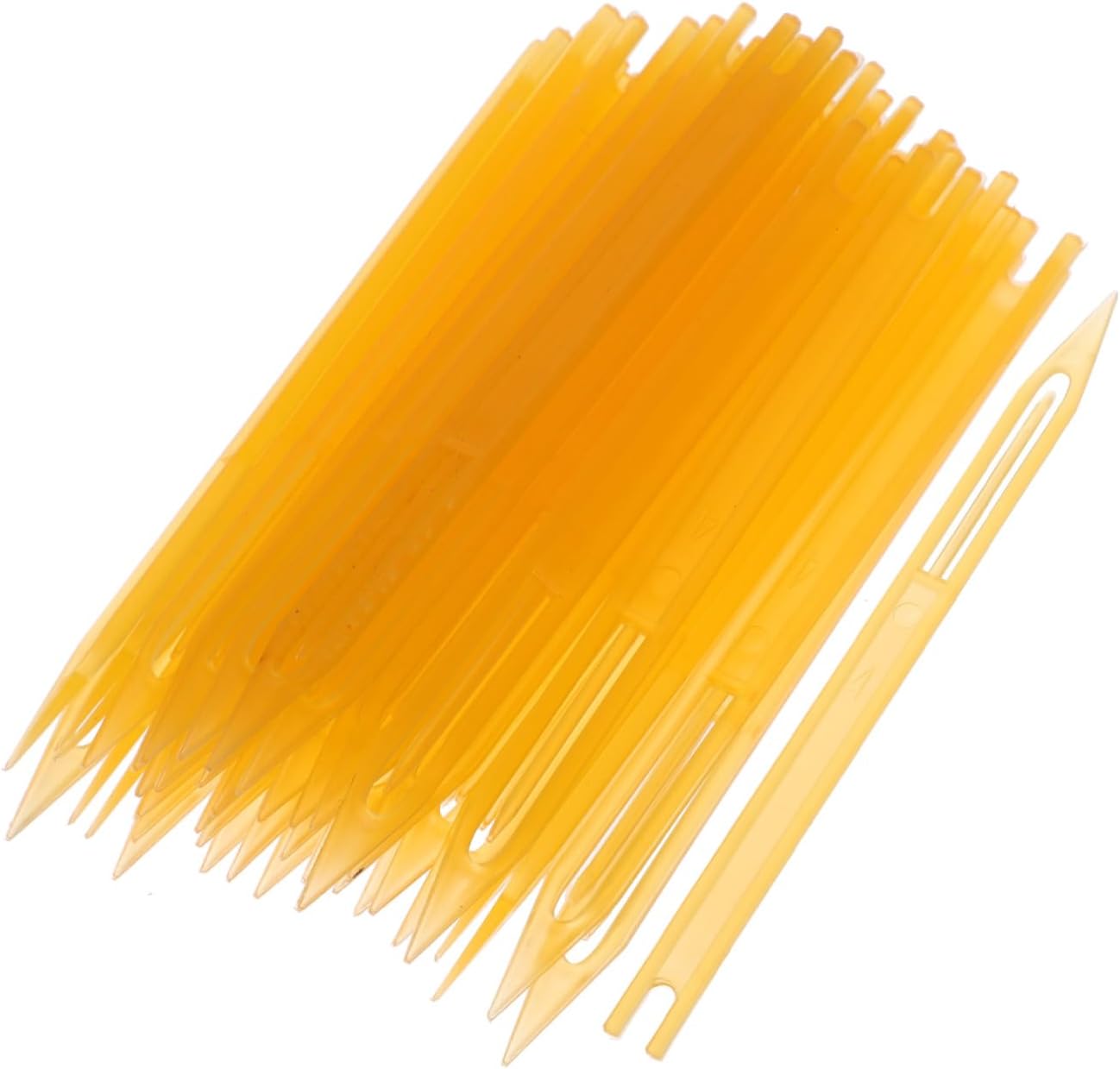 PLAFOPE 40pcs Fishnet Repair Shuttles Weaving Tools for Net Repair and Knitting Convenient Random Colors