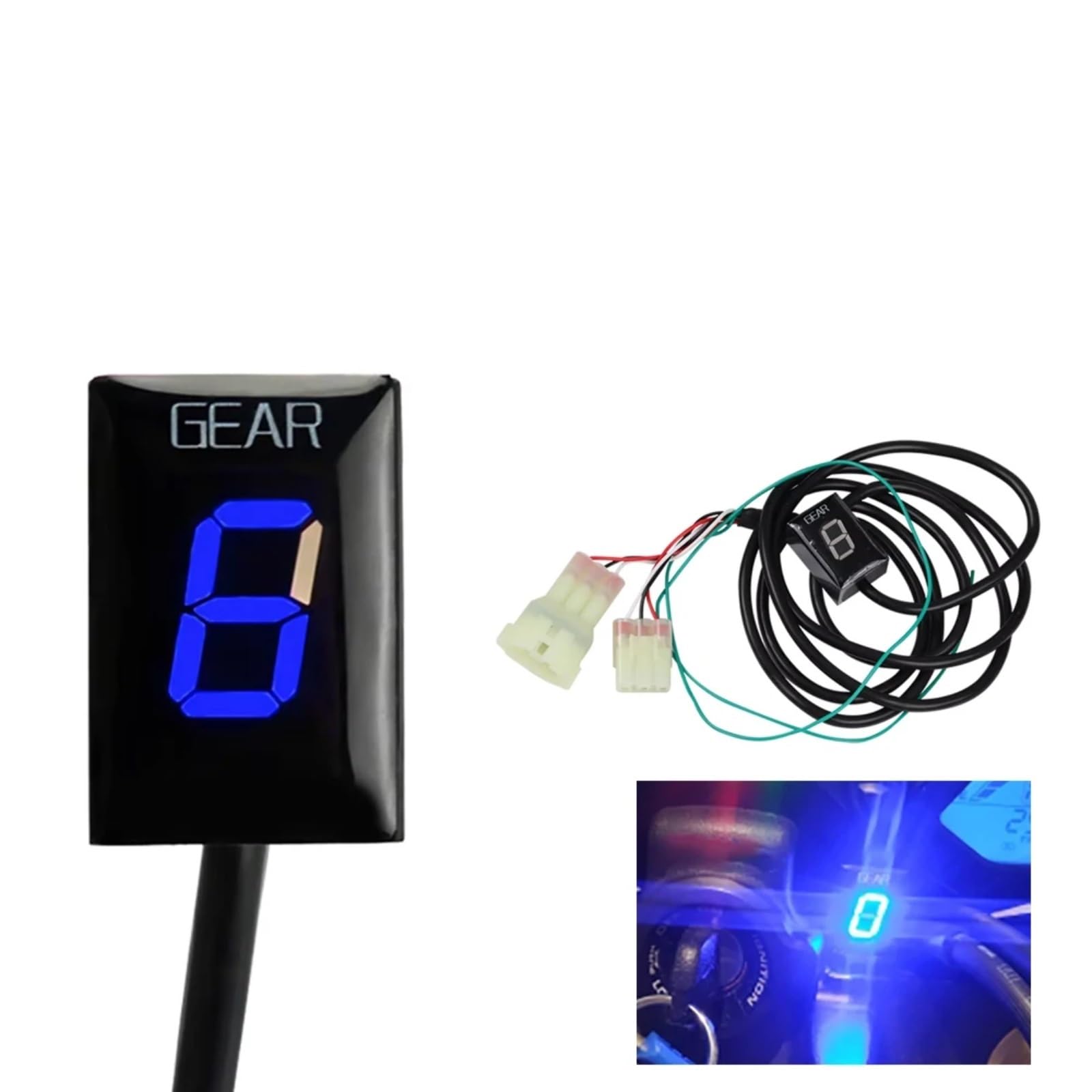 Gear Indicator Monte Compatibile Con Suzuki Per GSX-R600 K1 K2 Per K3 1997-2000 Per GSX-R750 2001-2004 Per GSXR1000 2001-2016 Indicatore Di Marcia Per Motocicletta Display Contamarce