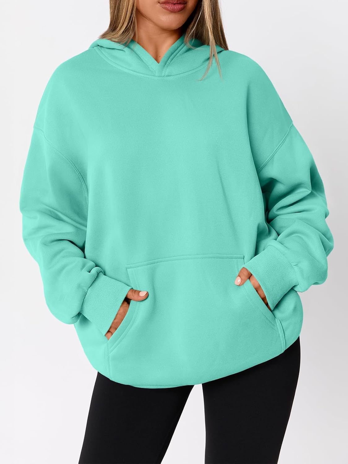 WYNNQUE Hoodies for Women Oversized Sweatshirts Fall Fashion Outfits 2026 Casual Sweaters Tops Fleece Workout Winter Clothes - Image 3