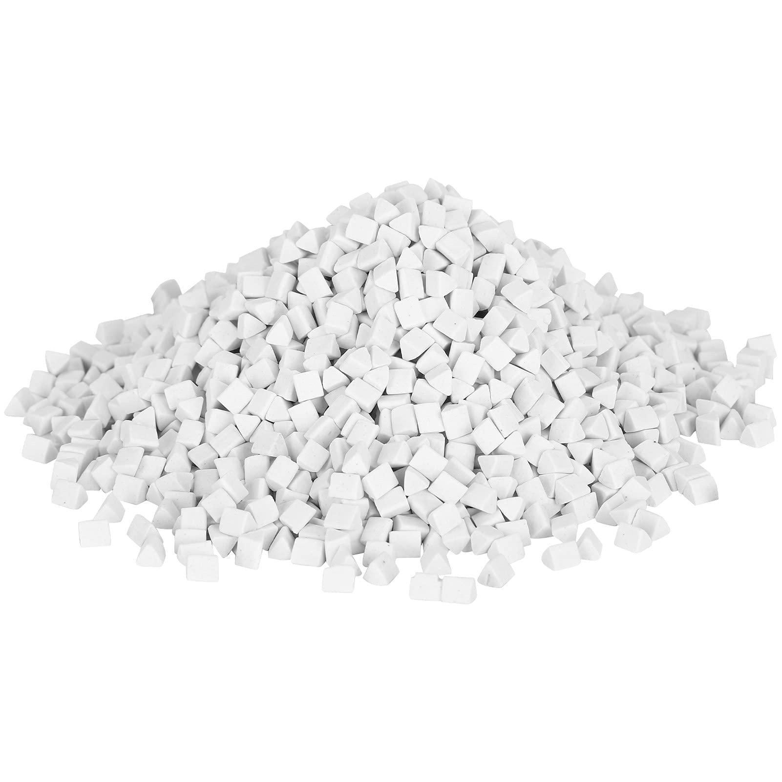 Keramik-Dreieck-Schleifmittel 500 G für Vibrationspoliermaschine, Hochglanz-Schmuckpolieren, Schleifen und Polieren