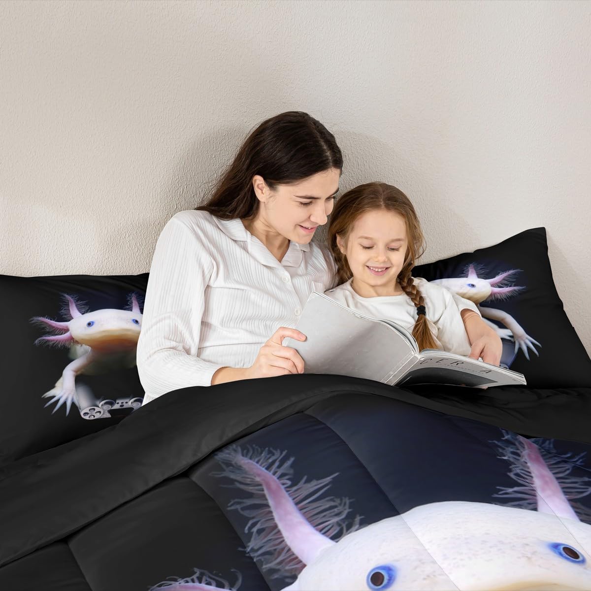 Axolotl - Set di biancheria da letto per bambini, ragazzi