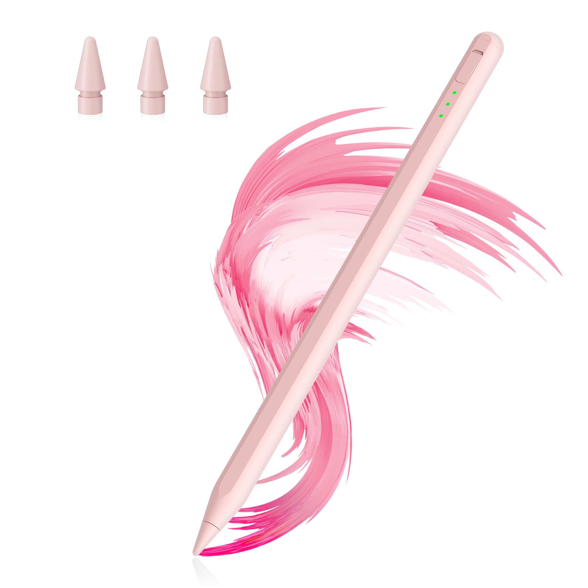 Uogic Stylus Pen for iPad, iPad Pencil iPad Pencil 10th Generation Fast Charging Palm Rejection iPad Stylus Pencil Magnetic Stylus Pen for Touchscreen Compatible with Apple Pen iPad 10/9 iPad Pro Air