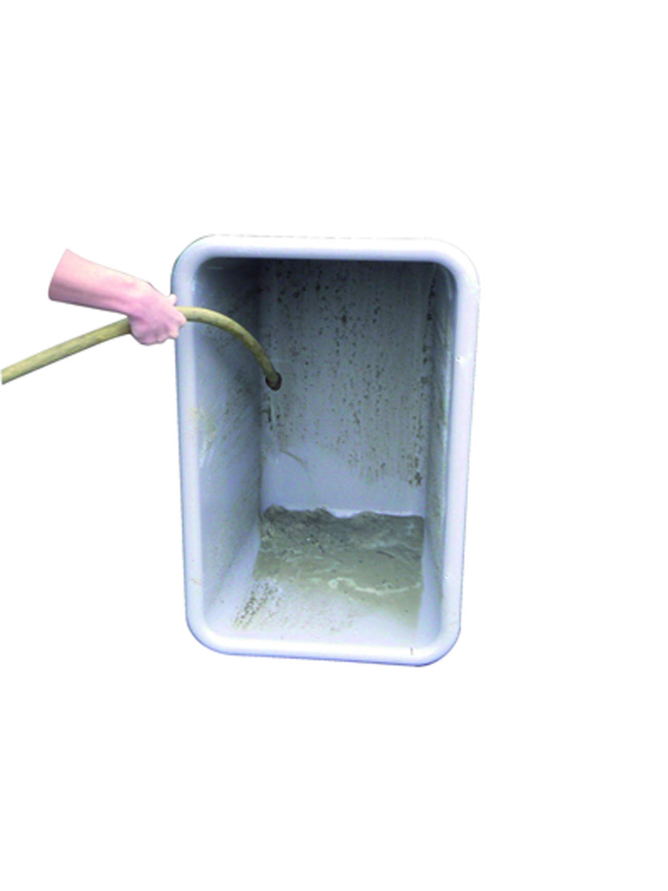 Bac de manutention ou trempage en polyester sur roulettes 400 l vert