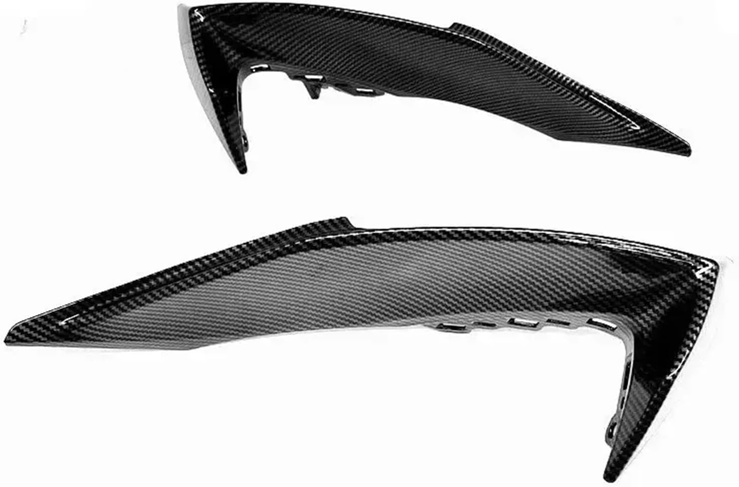 カーボンファイバーカラーアッパーフロントダッシュエアカバーフェアリング、YAMA YAMA R1 R1M 2020 2021 202