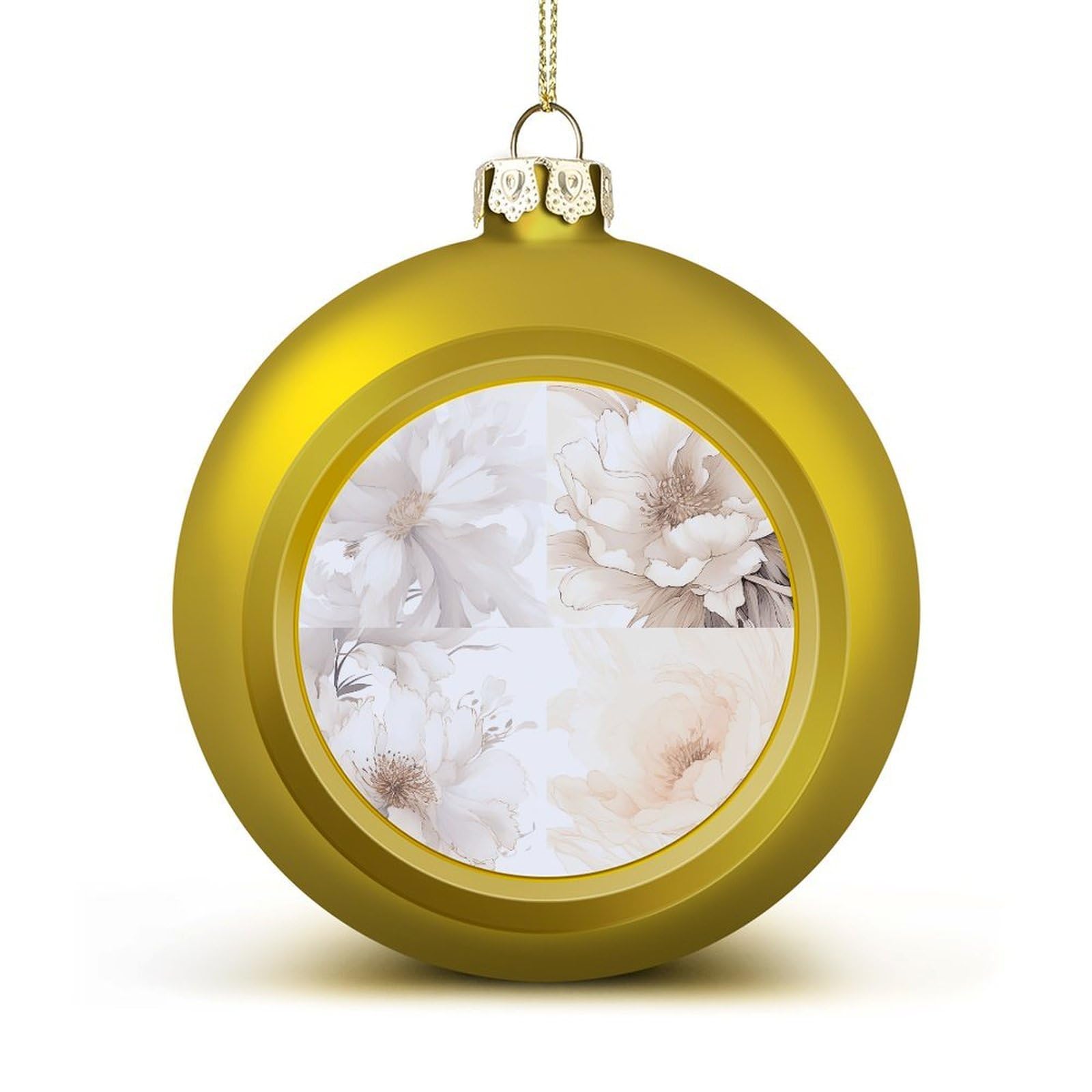 Image Christmas Balls Ornaments for Xmas Christmas Tree 1.6" Hanging Shatterproof Xmas Balls Hanging Decor Pendants for Holiday Party Outdoor Indoor DIY Craft Supplies