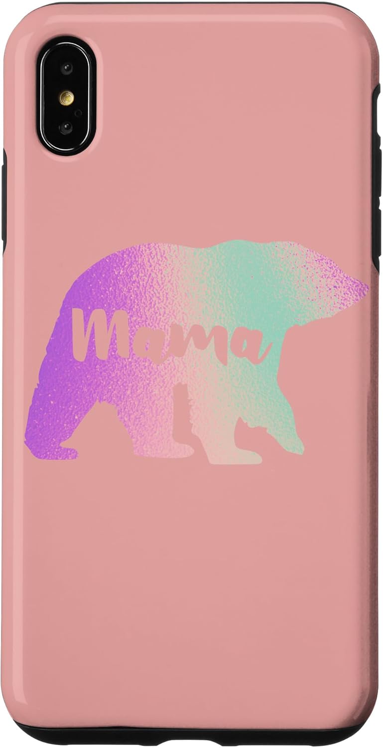iPhone 14 Pro Rainbow Mama Bear Rose Case