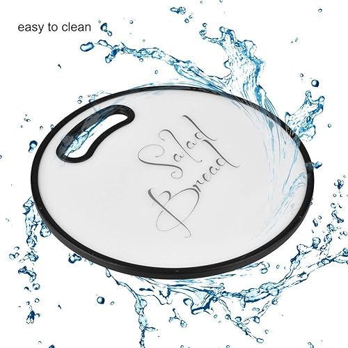 Miniatura 3 de Tabla de cortar redonda de plástico para cortar bloque herramienta de cocina para el restaurante de cocina casera