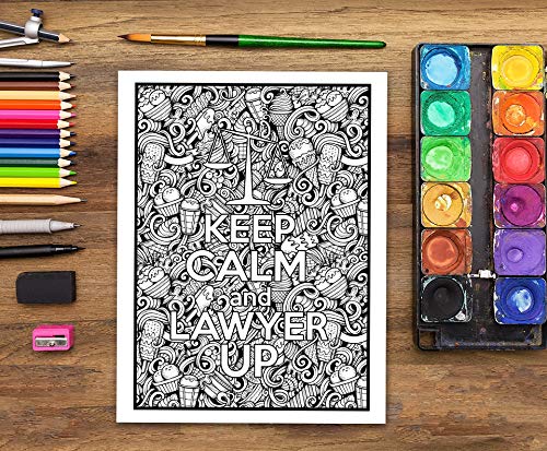 Lawyer Life: An Adult Coloring Book for Lawyers & Law Students - Image 4