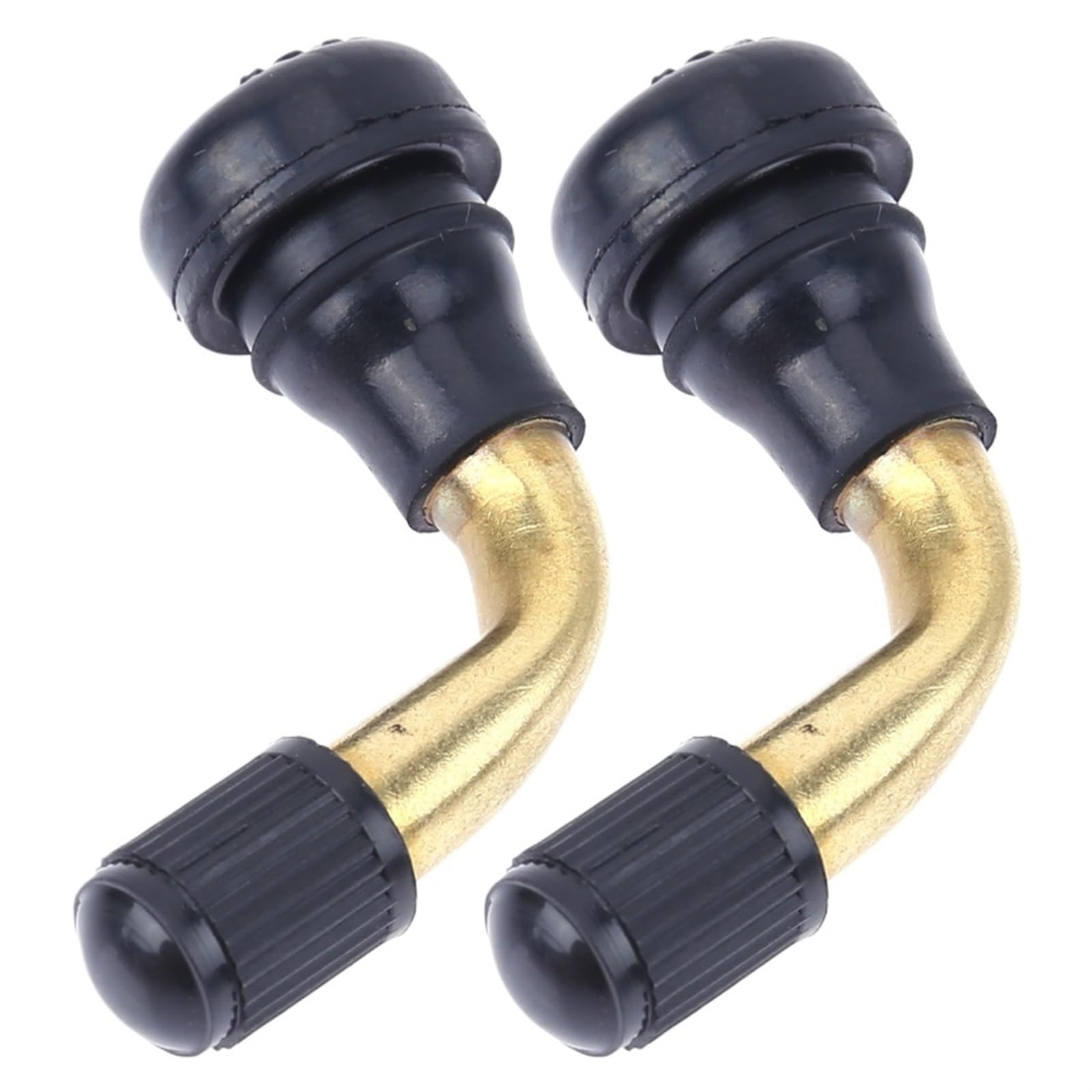 6/2 stücke Gummi Messing Motorrad Tubeless Reifen Ventil Vorbauten PVR70 60 50 Ventil Vorbauten Tubeless Reifen for Elektrische Roller Fahrrad(PVR50)