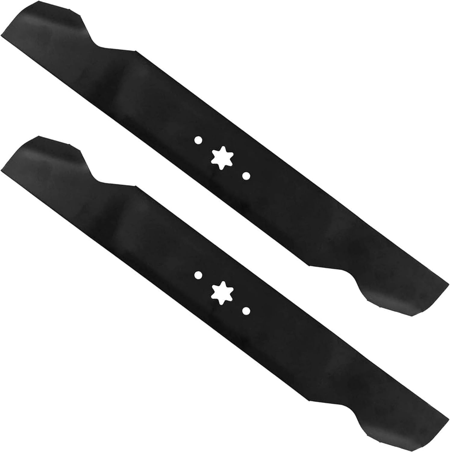 Mr Mower Parts 2-Pack Mulching Blade Set for 42" Cut Compatible with MTD Cub Cadet Troy-Bilt 742-04126 742-0616 742-0616A 942-0616 942-04126 942-0616A 742-04308, Toro 112-0315, Windsor 50-3252