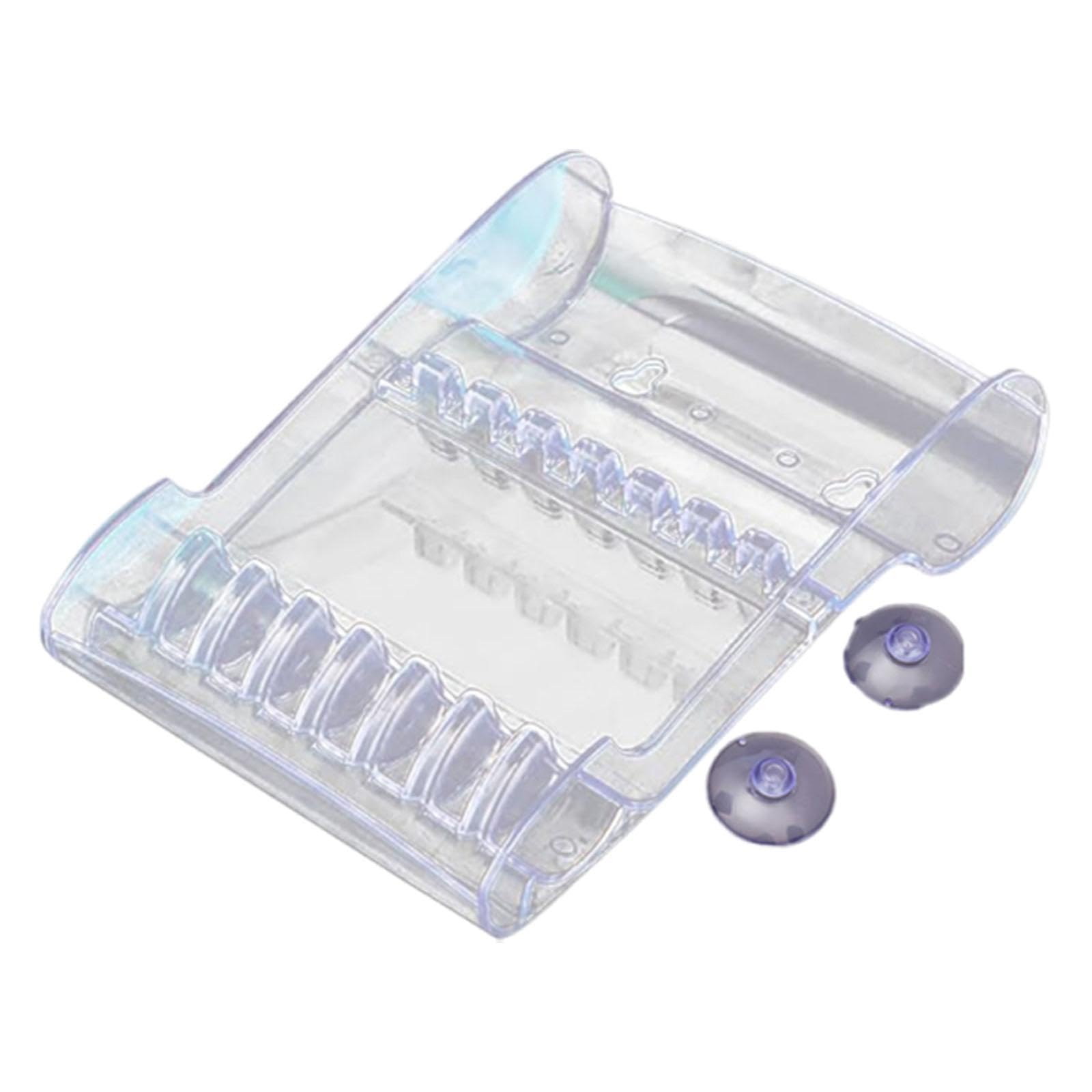 SECRET DESIRE Wall Mounted Hairdressing Scissor Rack Space Saving Professional Slot Design Clear-image-1