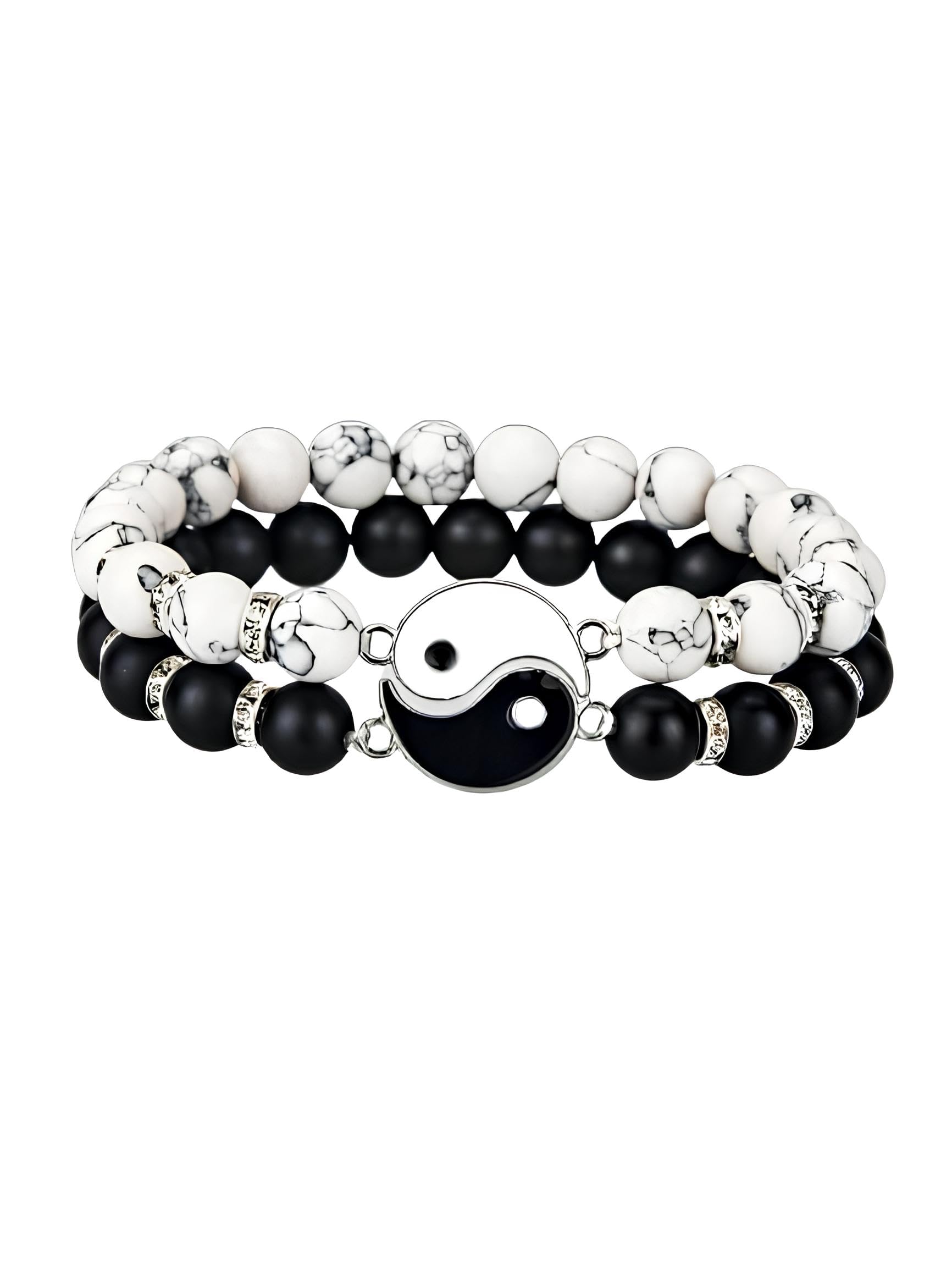 KARISHMA KREATIONS 2Pcs Yin Yang Bracelets Matching Couple Bracelet His and Hers Bracelet (B0CZ485392) Amazon Price History, Amazon Price Tracker