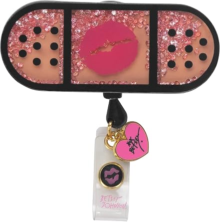 KOI Betsey Johnson BA156 Betsey Retractable Badges Betsey Band Aid OS
