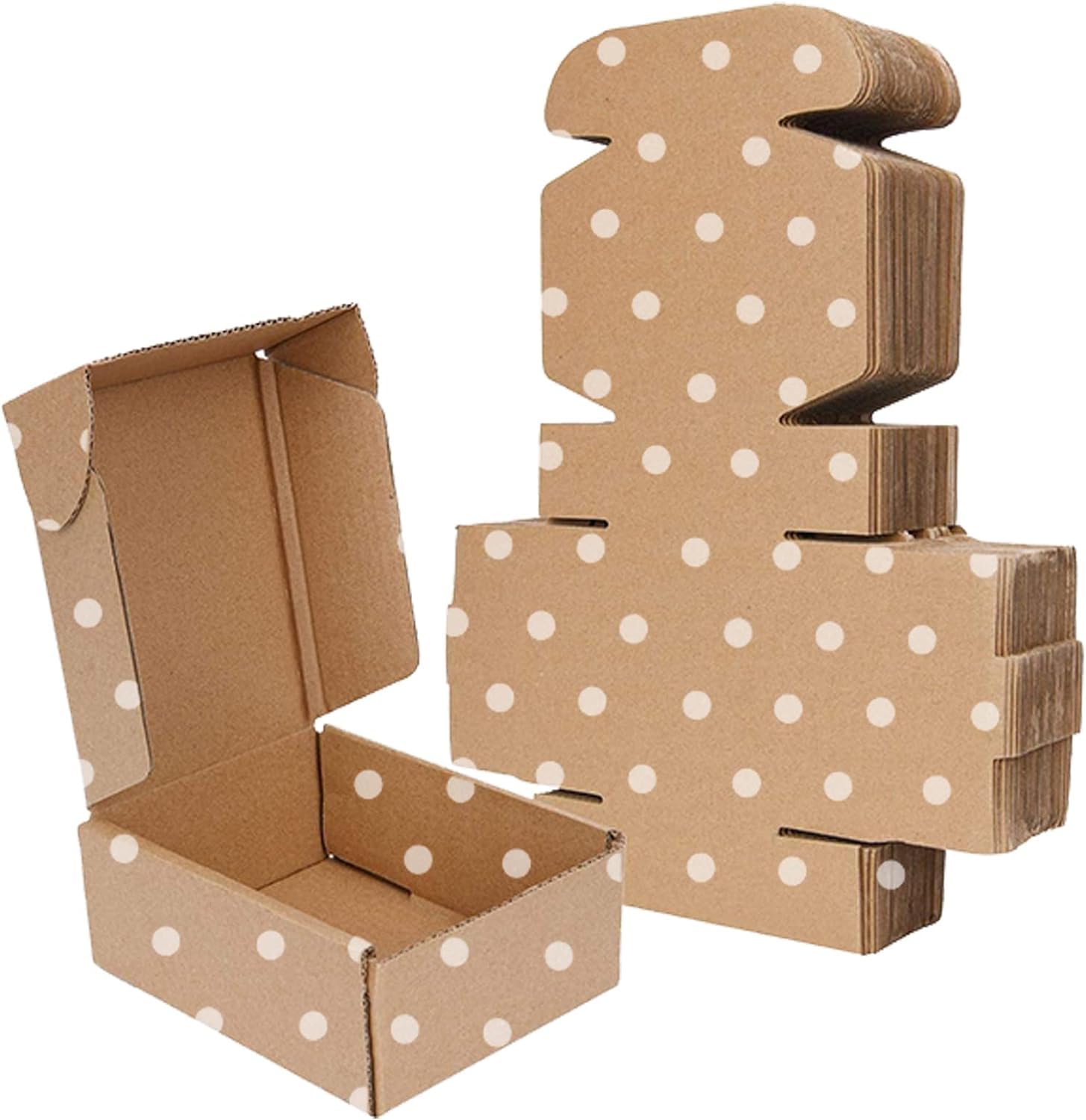 Kraft Dot (10 cm 10 cm 2", Kraft Dot)