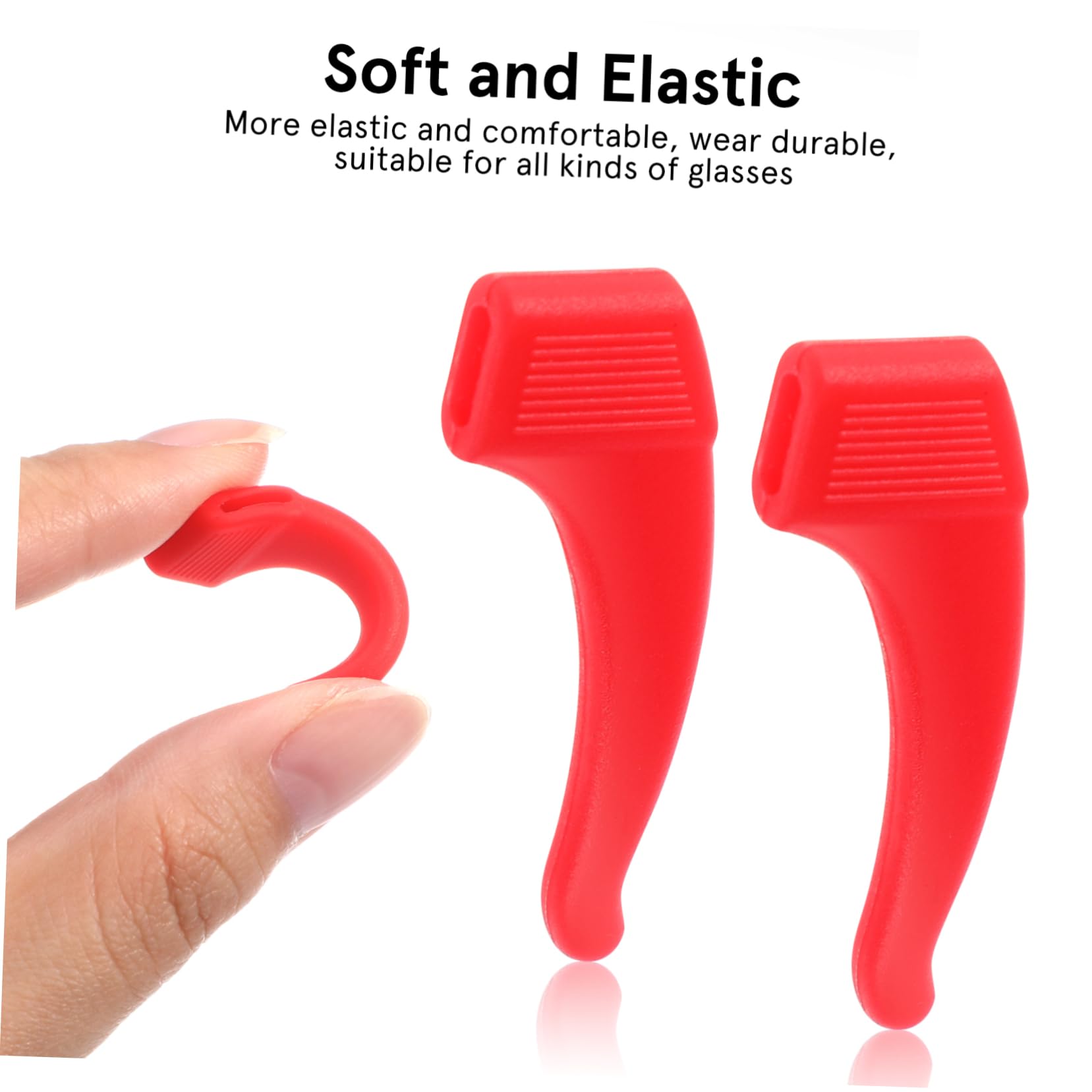 Embouts De Branches De Lunettes En Silicone - Lot De 12 Paires De Supports Pour Lunettes Plaquettes De Nez Réglables
