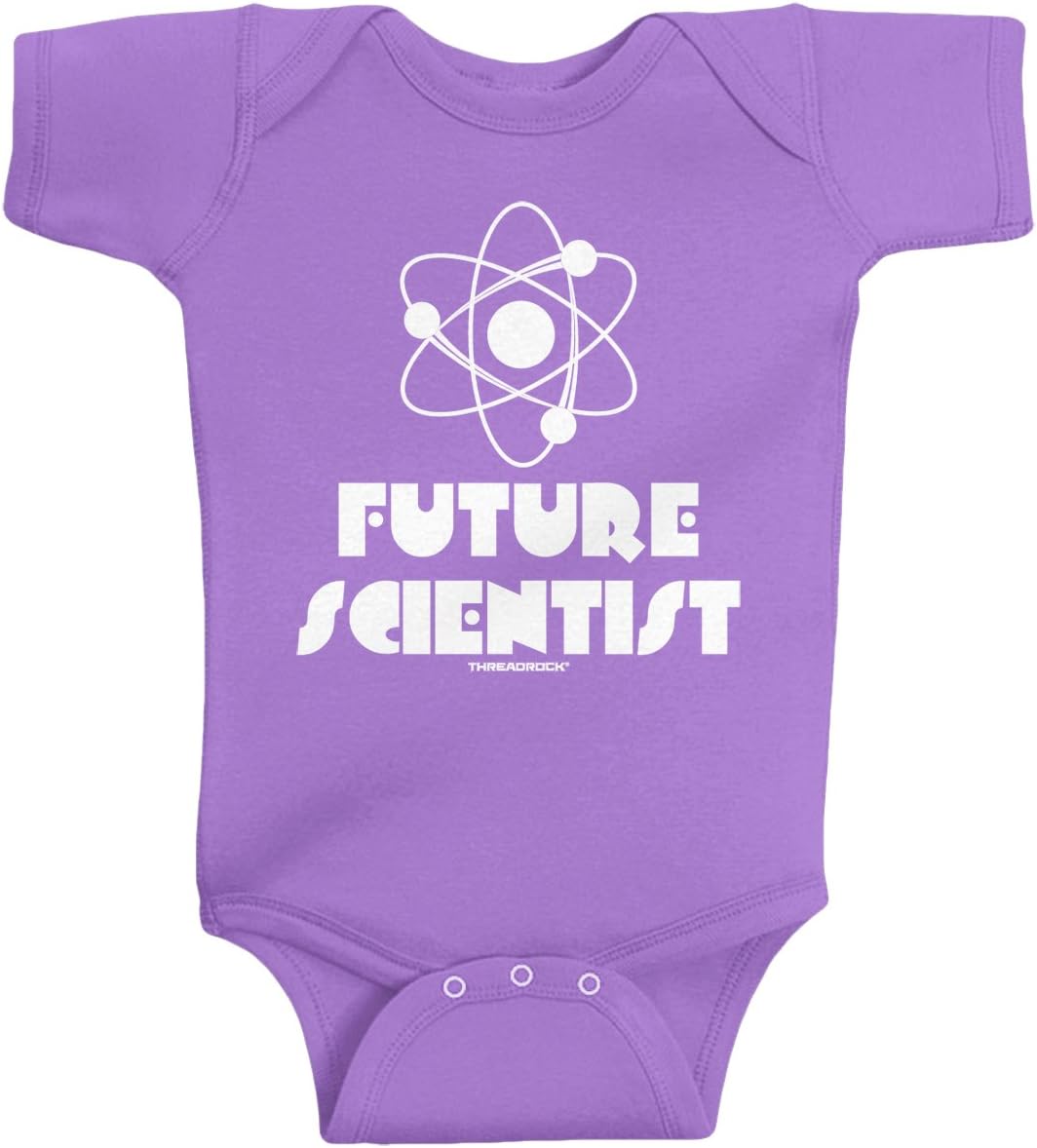 Threadrock Unisex Baby Future Scientist Bodysuit