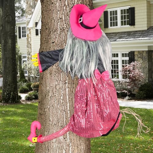 Mewcooss 67 Inch Pink Crashing Witch