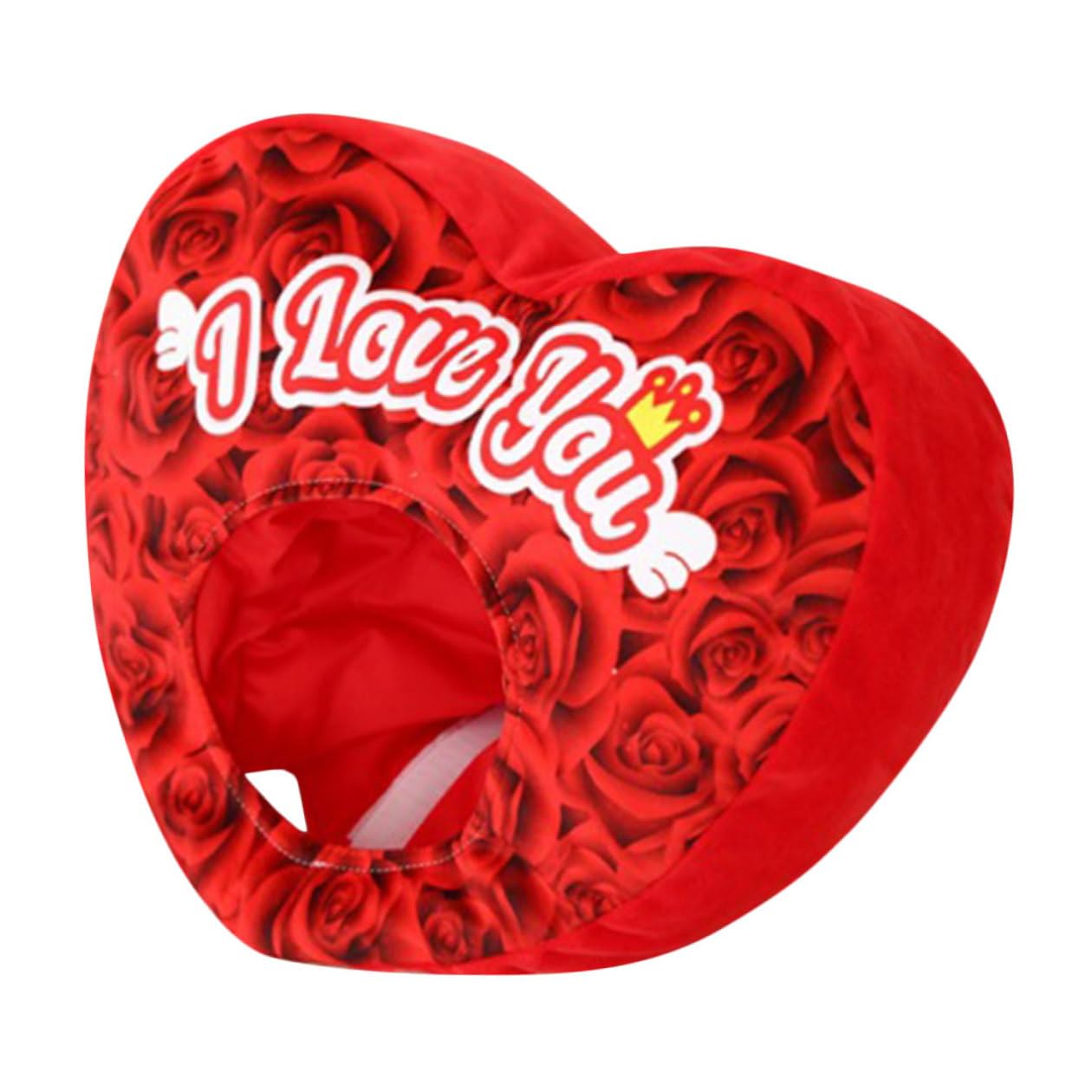 Sombrero de Corazón de Peluche y Cálido para San Valentín Tocado Unisex para Cosplay Accesorio Romántico para Fiestas y Fotos Diseño Rosa Adorable y Cómodo