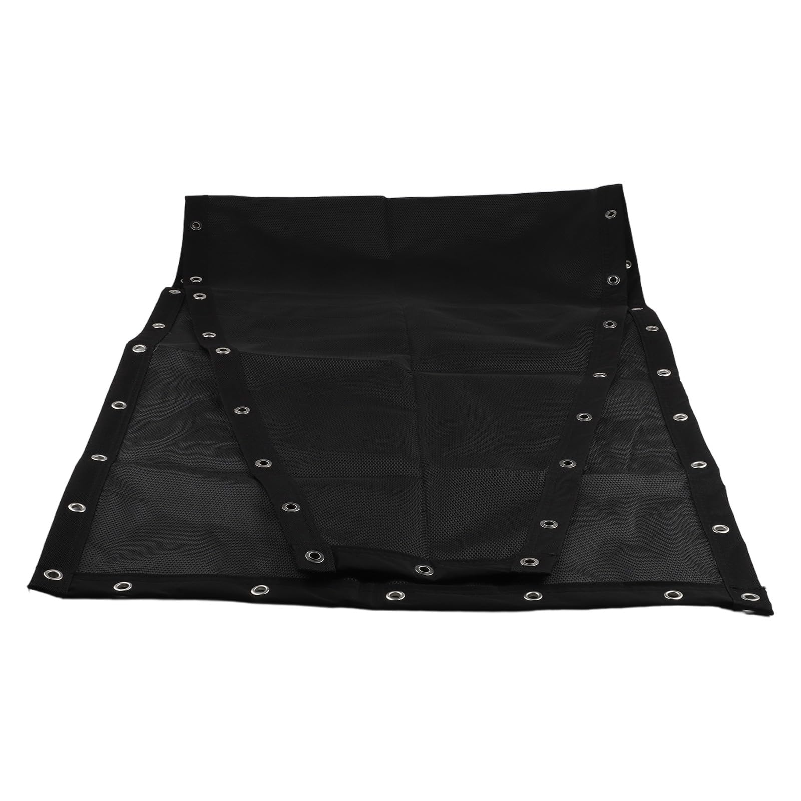 Tela de repuesto para columpio colgante de textileno, 64 x 197 x 23 cm, color negro, funda de asiento resistente a la intemperie con cuerda y bolsillo lateral para jardín y terraza