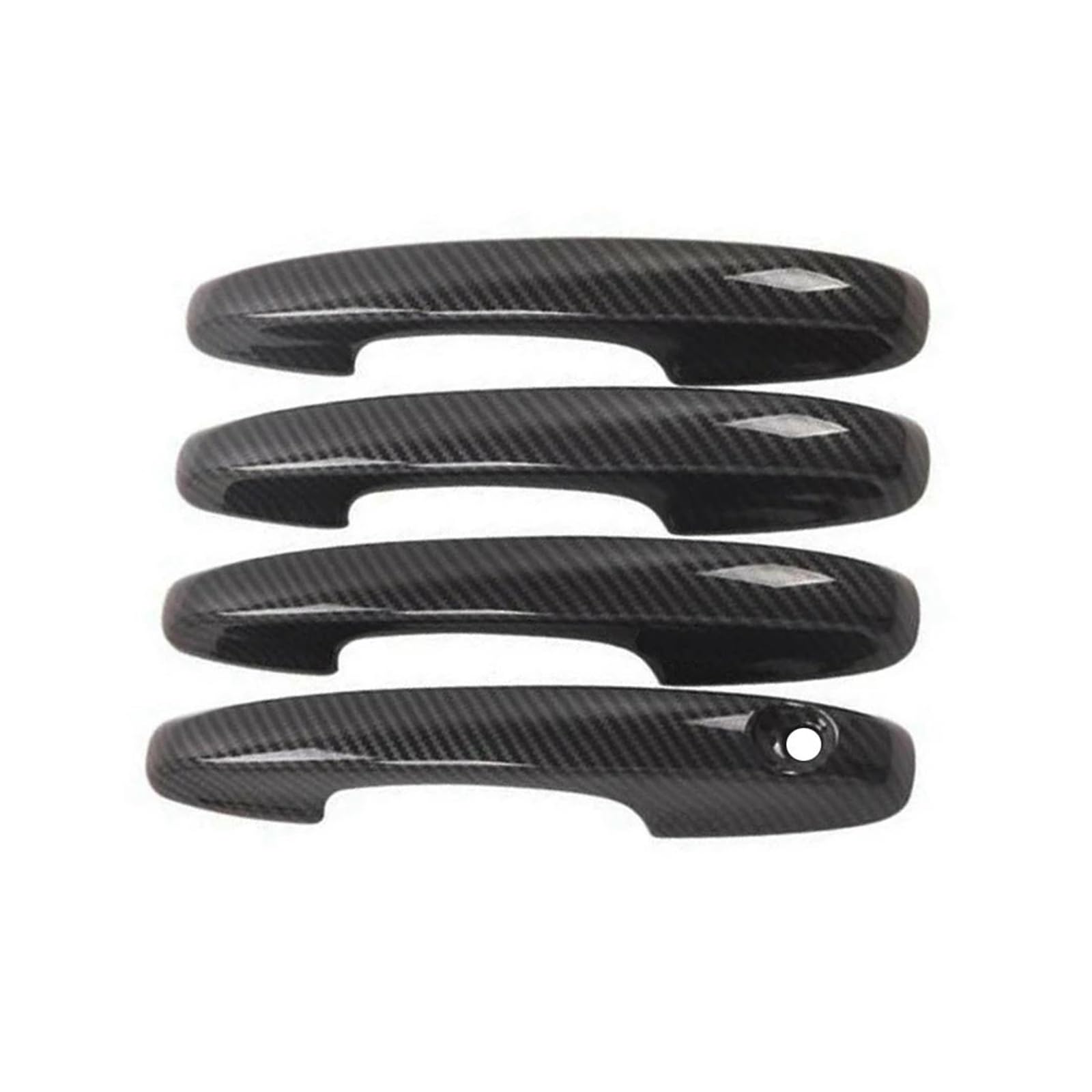Lolhoikilm Carbon Fiber Car Door Handle Covers For Kuga For Escape 2020-2021 Car Styling /Chrome Car Exterior Door Handle Cover Trim Trim Styling Accessories