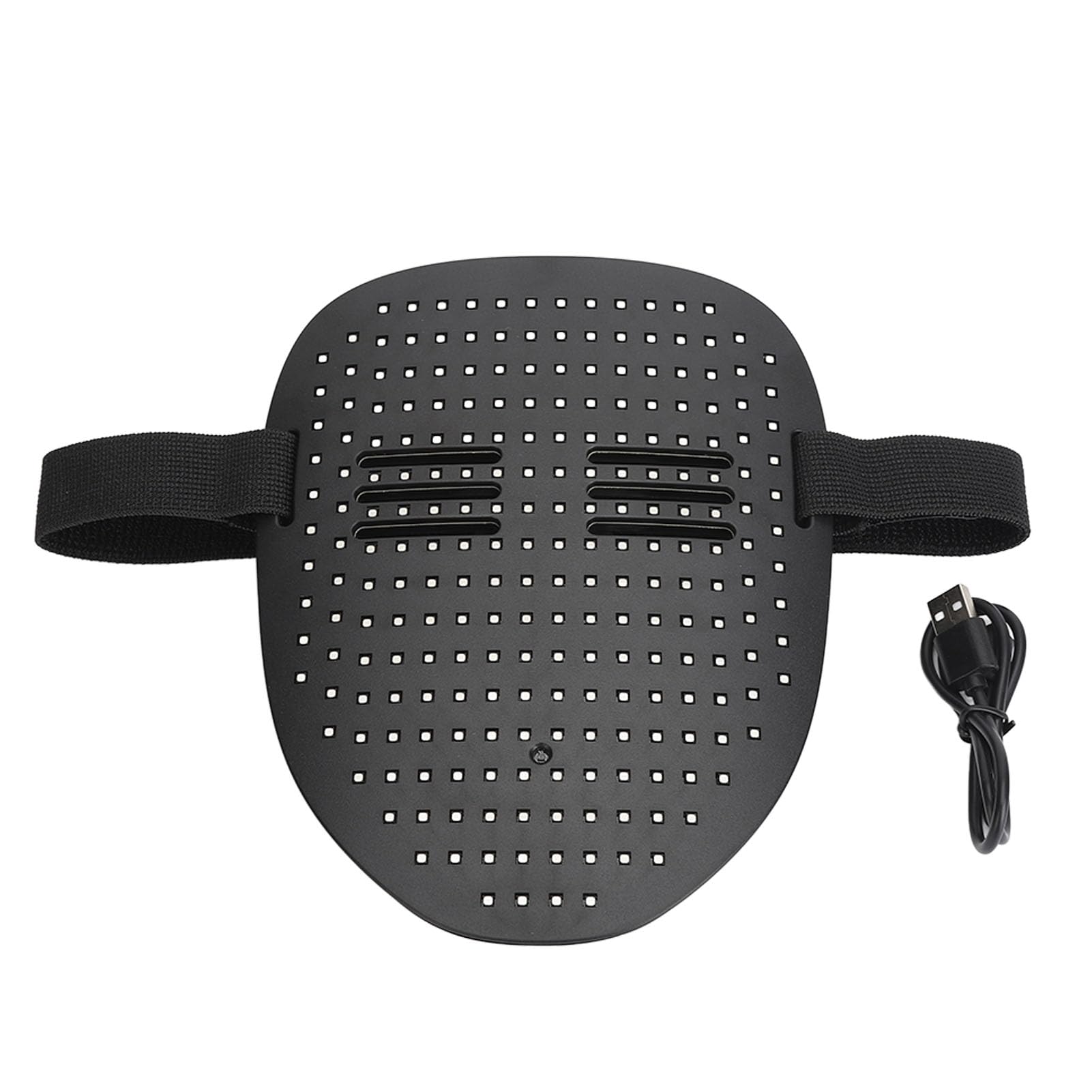 Led Face Cover With 25 Dynamic And Static Display Modes Gesture Sensing Light Up Transforming Design For Cosplay