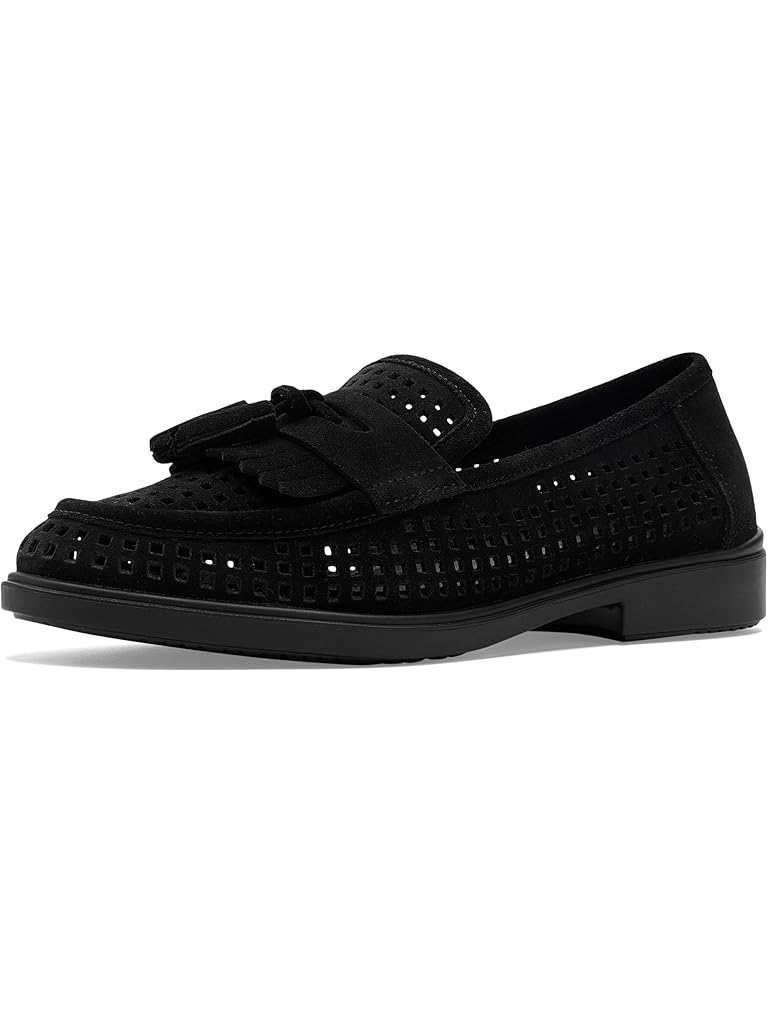 Black ECCO Dress Classic 15 Perforated Tassel