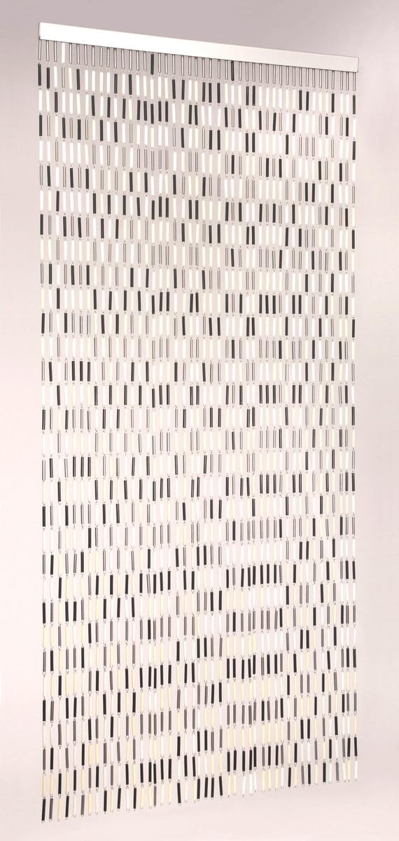 Türvorhang Raumteiler Tube Kettenvorhang Röhren Fliegenvorhang Insektenschutz 90x200cm