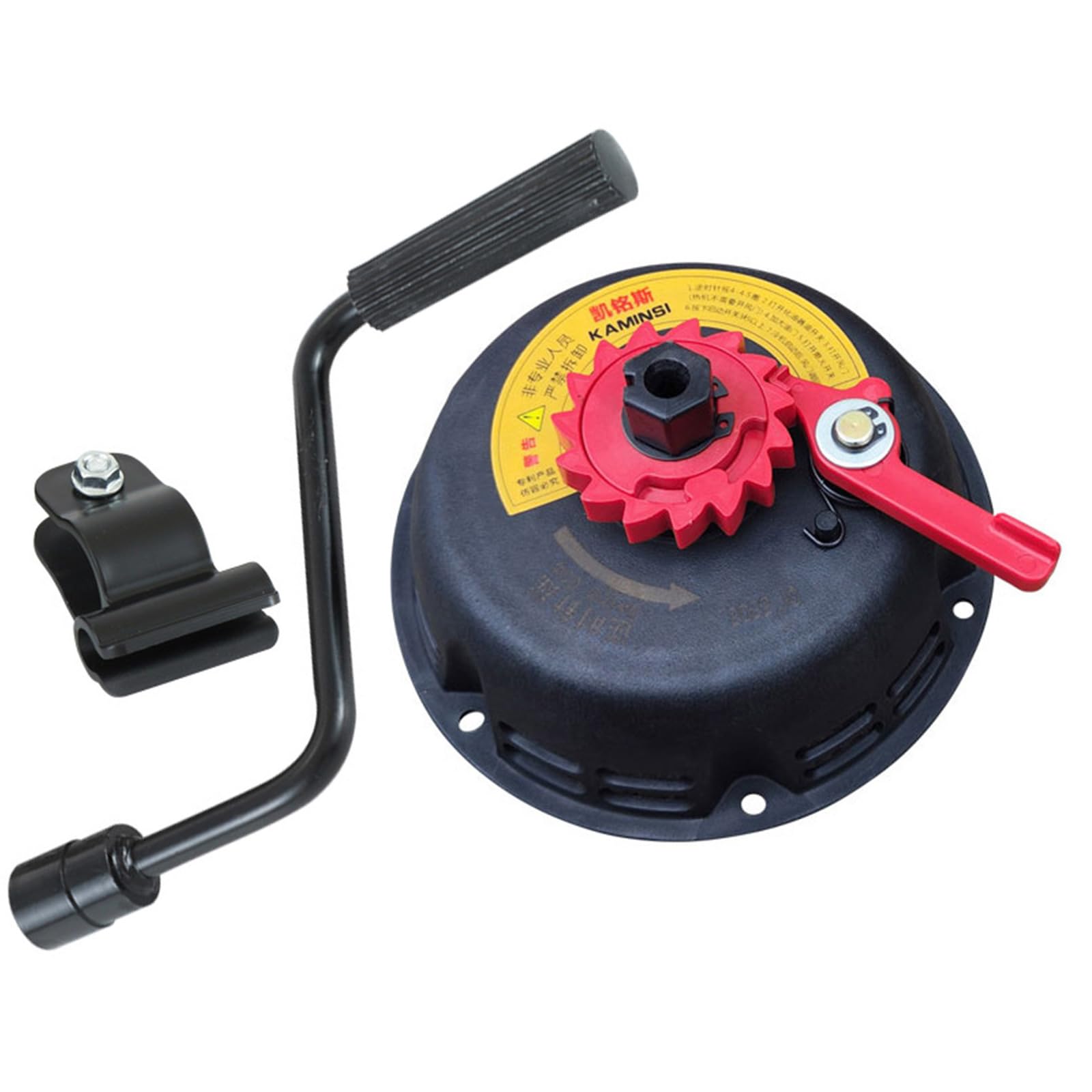 Not Pull Starter Hand Crank Engine Starter for 168 170F Gasolines Engine Durability Housing for Small Tiller Sprayer