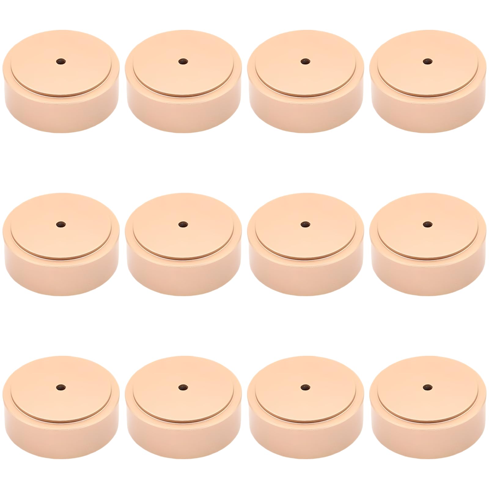 12 piedini in alluminio per amplificatori audio, 30 x 10 mm, antiscivolo, antigraffio, per Home Theater, Hi-Fi, altoparlanti