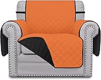 Vista 270 de Easy-Going Funda de Sofá Reclinable Reversible Funda de Sofá Resistente al Agua Funda de Sillón Protector de Muebles con Correas Elásticas